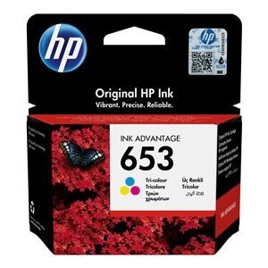HP 653 Tri-color Original Ink Advantage Cartridge