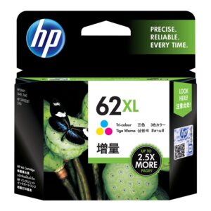 HP 62XL ink cartridge tri-colour high capacity 1-pack