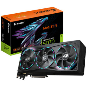 Grafična kartica nVidia RTX5070 GigaByte AORUS MASTER - 12GB GDDR7 (GV-N5070AORUS M-12GD)