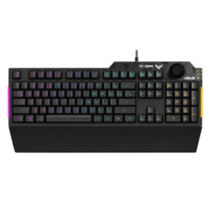 Tipkovnica Asus Gaming TUF K1 RGB osvetljena Lokalizacija US - SLO gravura (90MP01X0-BKUA00)