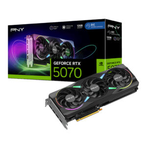 Grafična kartica nVidia RTX5070 PNY Epic-X RGB OC - 12GB GDDR7 (VCG507012TFXXPB1-O)