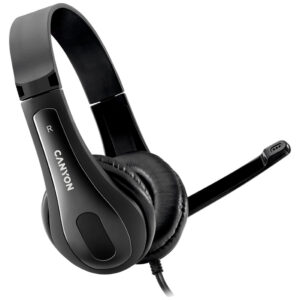 Slušalke žične Canyon naglavne z mikrofonom 1x3