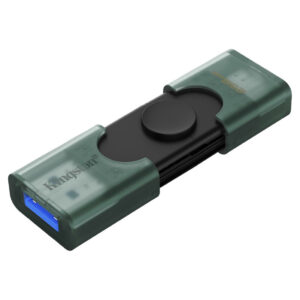 Spominski ključek 256GB USB3.2/USB-C Kingston DT Duo plastičen prozorn (DTDEG2/256GB)