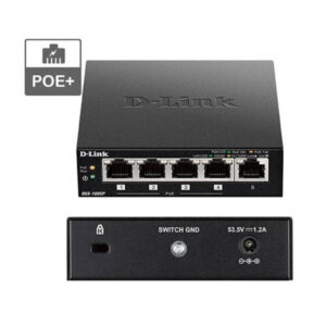STIKALO 5-PORT D-link 100/1000 1000 PoE (DGS-1005P/E)