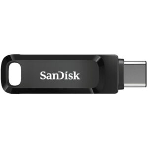 Spominski ključek 512GB USB-C Sandisk Dual Drive Go 150MB/s plastičen brez pokrovčka črn (SDDDC3-512G-G46)