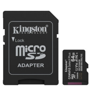 Spominska kartica SDXC-Micro 128GB Kingston Canvas Select Plus 150MB/s/50MB/s UHS-I +adapter (SDCS3/128GB)