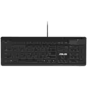 Tipkovnica Žična Asus KU100 s čitalcem kartic US | črna (90XB05E0-BKB010)