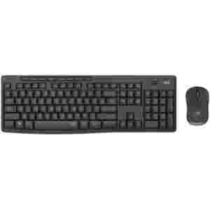 Tipkovnica in miš Logitech brezžična desktop MK295 SLO grafitna silent 920-009809