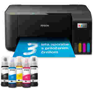 Tiskalnik multifunkcijski brizgalni barvni Epson EcoTank L3270 A4 enostransko skeniranje USB WiFi 20ppm (C11CJ67434)
