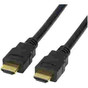 Kabel HDMI(m)=>HDMI(m) v2,1 1,00m 8K/60Hz 4K/120Hz pozlačeni kontakti črn LogiLink (CH0077)