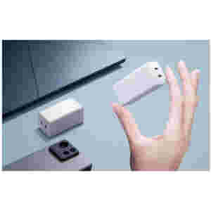 Hišni polnilec 100-240V => Asus 65W 2xUSB-C za mobilne telefone s priloženim kablom USB-C bel(AC65-05)