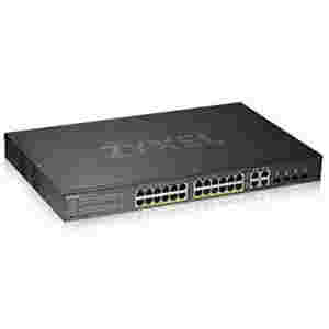 STIKALO 24-PORT + 4x SFP ZyXEL GS1920-24HPv2 PoE+ Managed Rackmount (GS192024HPV2-EU0101F)