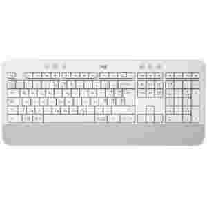 Tipkovnica brezžična + Bluetooth Logitech K650 Signature US international | SLO gravura bela (920-010977)