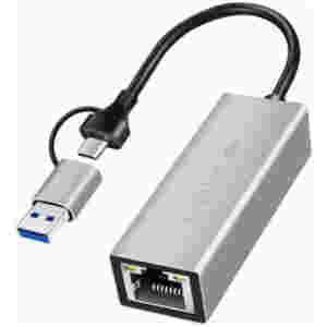 Mrežni adapter USB-C/A => LAN RJ45 100/1000/2500 Logilink (UA0422)