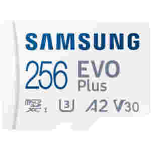 Spominska kartica SDXC 256GB Samsung Evo Plus 160MB/s/120MB/s U3 V30 UHS-I A2 +adapter (MB-MC256SA/EU)