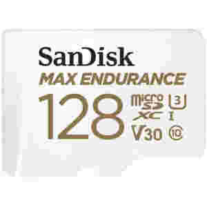Spominska kartica microSDXC 128GB Sandisk Max Endurance 100MB/s/40MB/s U3 V30 UHS-I +adapter (SDSQQVR-128G-GN6IA)