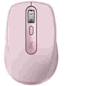 Miš Bluetooth za notesnike Logitech MX Anywhere 3S Unifying Darkfield 4000DPI polnilna roza (910-006931)