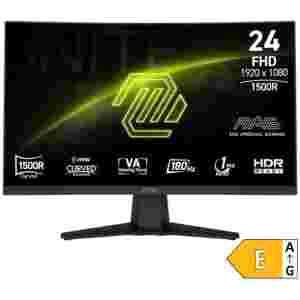 Zaslon MSI MAG 244C / 23.6" / FHD / VA / 180Hz / 1ms (MPRT) / ukrivljen / črn