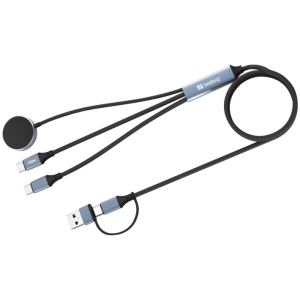 Sandberg 3v1 100W potovalni polnilni kabel