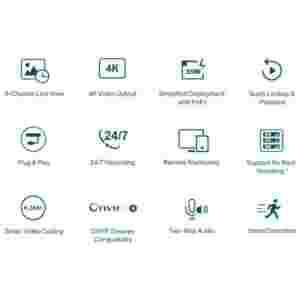 TP-LINK VIGI 8-kanalni omrežni video snemalnik PoE+