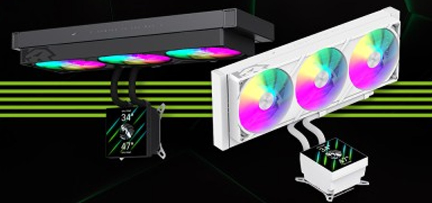 360mm vodno hlajenje in AMD chipset