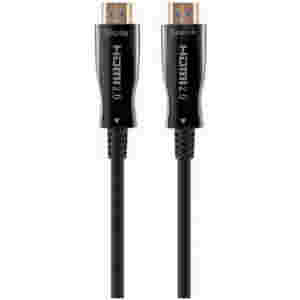 Kabel HDMI(m)=>HDMI(m) v2.0 20,00m UHD 4K/60Hz AOC optični pozlačeni kontakti z ethernet črn Gembird (CCBP-HDMI-AOC-20M-02)
