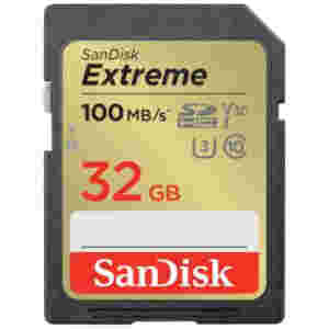 Spominska kartica SDHC 32GB Sandisk Etreme /100MB/ U3 V30 UHS-I (SDSDXVT-032G-GNCIN)