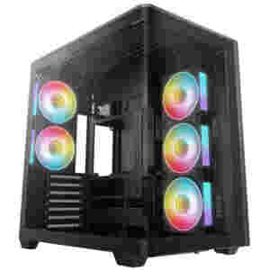 Ohišje Deepcool CG590U 5F MidiATX - črna ARGB