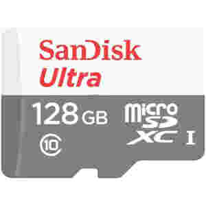 Spominska kartica microSDXC 128GB Sandisk Ultra 100MB/s/UHS-I (SDSQUNR-128G-GN3MN)