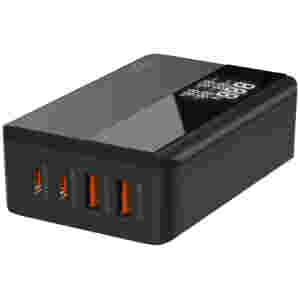 Hišni polnilec 100-240V => 2x USB-A (ž) 2x USB-C 65W QC4 PD 1