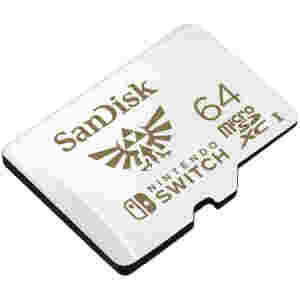 Spominska kartica microSDXC 64GB Sandisk Nintendo Switch 100MB/s/60MB/s U3 UHS-I (SDSQXAT-064G-GNCZN)