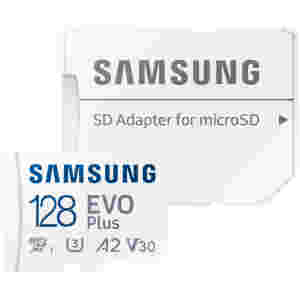Spominska kartica microSDXC 128GB Samsung Evo Plus 160MB/s/U3 V30 UHS-I A2 +adapter (MB-MC128SA)