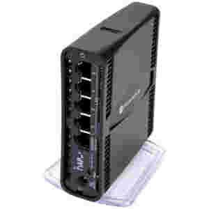 Usmerjevalnik brezžični Mikrotik AX hAP ax2 WiFi6 802.11ax AX1200 867Mbit/s dualband pasivni PoE 5xLAN 1x notranja antena (C52iG-5HaxD2HaxD-TC)