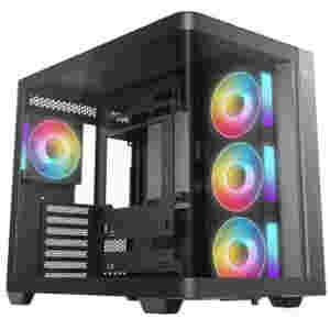 Ohišje Deepcool CG530U 4F MidiATX - črna ARGB