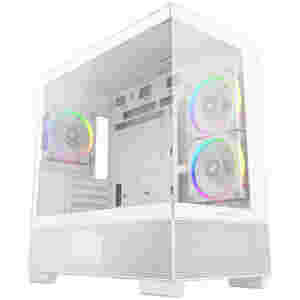 Ohišje Deepcool CG380 3F MidiATX - bel RGB