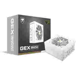 Napajalnik - 850W Cougar GEX X2 Snow Gold 80Plus Gold 91% ATX 3.1 (Gen5) Modular 120mm bela (CGR GEX X2 SNOW 850)