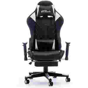 Stol gaming Bytezone Cobra črn bel  (BZ5934B)