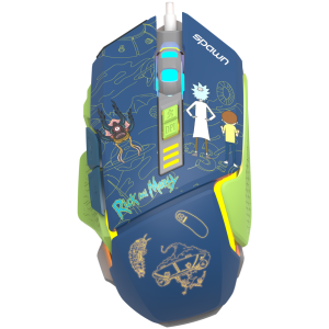 SPAWN GAMING RGB MIŠKA - RICK AND MORTY