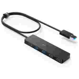 Anker Ultra Slim 4-port USB 3.0 hub črn