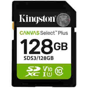 Spominska kartica SDXC 128GB Kingston Canvas Select Plus 150MB/s/40MB/s U1 V10 UHS-I (SDS3/128GB)