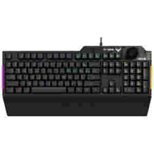 Tipkovnica Asus Gaming TUF K1 RGB osvetljena Lokalizacija US + opcija SLO gravura (90MP01X0-BKEA00)