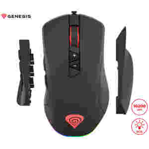 Miš Genesis Žična Xenon 770 gaming črna 10200DPI RGB LED osvetlitev (MOUSE-GEN-XEN770)