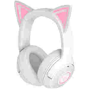 Slušalke brezžične Razer naglavne z mikrofonom BT Kraken Kitty V2 BT bele Gaming (RZ04-04860600-R3M1)