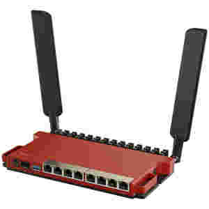 Usmerjevalnik brezžični Mikrotik L009UiGS-2HaxD-IN WiFi6 802.11ax AX600 1xPoE 8xLAN+1xSFP 2x antena (L009UiGS-2HaxD-IN)