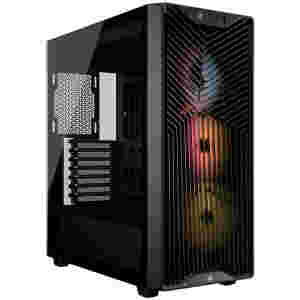 Ohišje Corsair 3200D RS MidiATX - črna ARGB