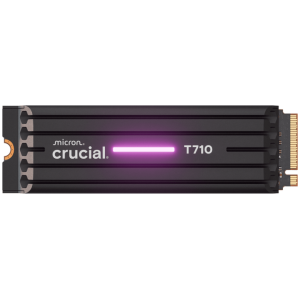 Crucial T710 1TB PCIe Gen5 NVMe 2280 M.2 SSD s hlajenjem