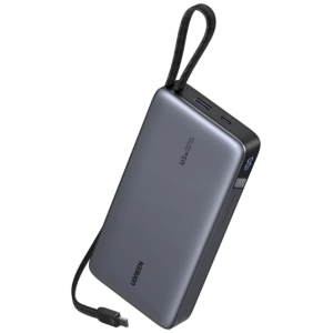 Ugreen 165W 25000mAh prenosna baterija z vgrajenim kablom