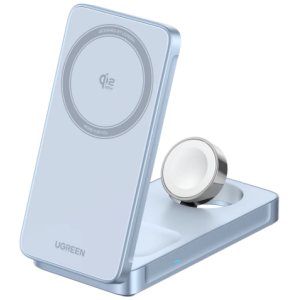 Ugreen 2-in-1 MagSafe brezžični polnilnik Qi2 25W
