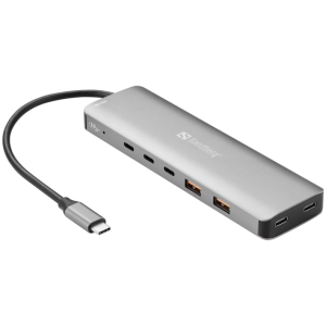 Sandberg USB-C to 5xUSB-C+2xUSB-A 100W priklopna postaja