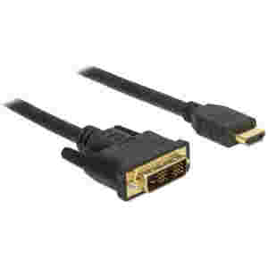 Kabel HDMI(m)=>DVI Digital (18+1) 2,00m Delock 85584